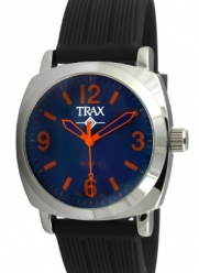 Trax TR5008-OB Women's Shelley Blue Dail Black Rubber Strap Watch