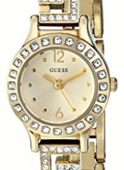 GUESS Women's U0411L2 Iconic Gold-Tone Jewelry Inspired Watch with Self-Adjsutable Bracelet