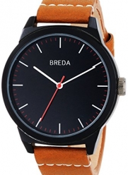 Breda Men's 8184A Analog Display Quartz Brown Watch