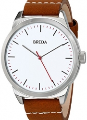 Breda Men's 8184B Analog Display Quartz Brown Watch