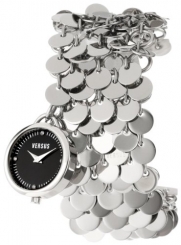 Versus by Versace Women's SGD020012 Lights Stainless Steel Black Dial Charm Bracelet Watch