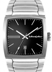 Flow Men's Watch in Silver with Black Dial