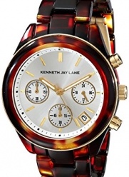 Kenneth Jay Lane Women's KJLANE-4001 4000 Series Analog Display Japanese Quartz Multi-Color Watch