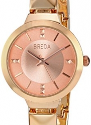 Breda Women's 2398A Analog Display Quartz Rose Gold Watch