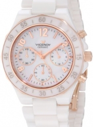 Viceroy Women's 47600-95 White Ceramic Chronograph Watch