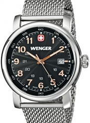 Wenger Men's 1041.106 Analog Display Swiss Quartz Silver Watch