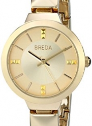 Breda Women's 2398B Analog Display Quartz Gold Watch