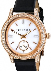 Ted Baker Women's TE2118 Vintage Glam Analog Display Japanese Quartz Black Watch