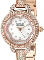 Badgley Mischka Women's BA/1342WMRG Swarovski Crystal Accented Rose Gold-Tone Bangle Watch