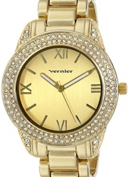 Vernier Women's VNR11165YG Vernier Analog Display Japanese Quartz Gold Watch