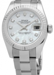 Rolex Datejust Lady Diamond Mother of Pearl Automatic Ladies Watch 179174