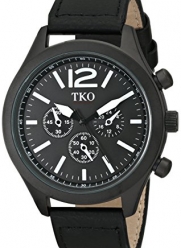 TKO ORLOGI Men's TK650BK Analog Display Quartz Black Watch