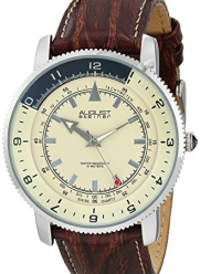 August Steiner Men's AS8124TN Analog Display Swiss Quartz Brown Watch