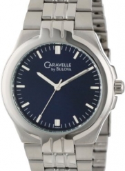 Caravelle by Bulova Men's 43A04 Bracelet Blue Dial Watch