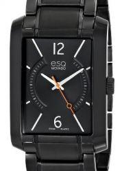 ESQ Movado Men's 07301411 esq SYNTHESIS tm Rectangular Black Ion-Plated Watch