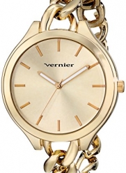 Vernier Women's VNR11181YG Analog Display Japanese Quartz Gold-Tone Watch