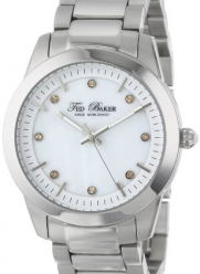 Ted Baker Women's TE4086 Dress Sport Triple Silver Analog Bracelet Watch