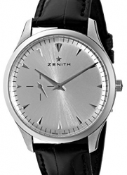 Zenith Men's 03.2010.681/01.c493 Elite Ultra Thin Silver Sunray Dial Watch