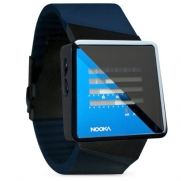 Nooka Unisex ZIZMZENHMB Digital Display Quartz Blue Watch