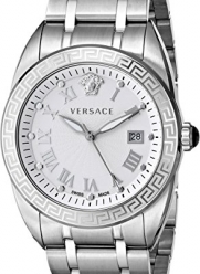 Versace Men's VFE040013 V-Spirit Analog Display Quartz Silver Watch