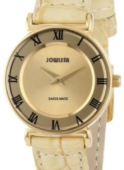 Jowissa Women's J2.110.S Gold PVD Watch with Patent Leather Band