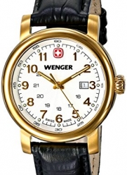 Wenger Women's 01.1021.109 Urban Classic 3H Analog Display Swiss Quartz Black Watch