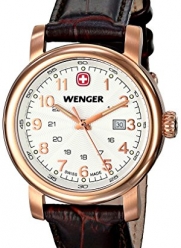 Wenger Women's 01.1021.108 Urban Classic 3H Analog Display Swiss Quartz Black Watch