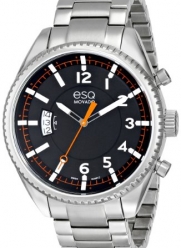 ESQ Movado Men's 07301425 esq CATALYST tm Three-Hand Black Dial Watch