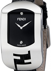 Fendi Women's F300031011D1 Chameleon Analog Display Quartz Black Watch