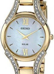 Seiko Women's SUP216 Swarovski Crystal-Accented Stainless Steel Bangle Watch