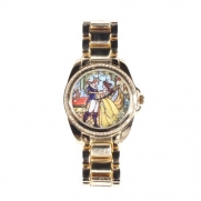 Disney Beauty And The Beast Stained Glass Watch