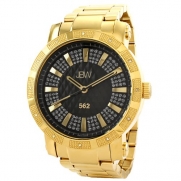 JBW Men's JB-6225-C 562 18k Gold-Plated Diamond-Accented Watch
