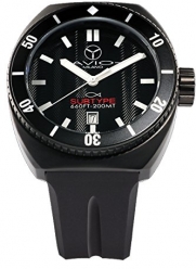 Men's SUB BK BK Subtype Black PVD Steel Unidirectional Bezel Black Luminous Dial Watch