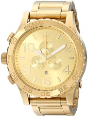 Nixon 51-30 Chrono Watch in All Gold Watch