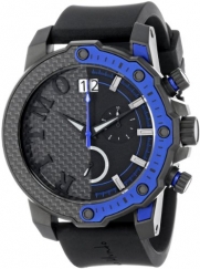Ritmo Mundo Unisex 1201/2 Blue Quantum Sport Quartz Chronograph Carbon Fiber and Aluminum Accents Watch