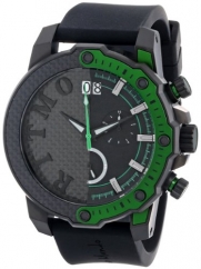 Ritmo Mundo Unisex 1201/7 Green Quantum Sport Quartz Chronograph Carbon Fiber and Aluminum Accents Watch