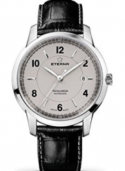 Eterna Men's 2948.41.53.1261 Tangaroa Swiss Automatic Grey Dial Leather Watch