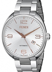 Fendi Men's F201016000 Fendimatic Analog Display Swiss Automatic Silver Watch