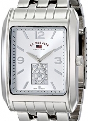 U.S. Polo Assn. Classic Men's US8441 Silver Dial Silver-Tone Bracelet Watch