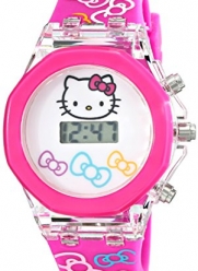Hello Kitty Kids' HKKD5686 Digital Display Quartz Pink Watch in a Molded Head Gift Box