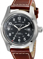 Hamilton Men's H70555533 Khaki Field Black Dial Watch