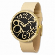 Moog Paris Women's XWA3671  Gold-Plated Analog Watch