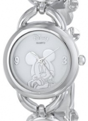 Disney Women's MK2006 Mickey Mouse Abalone Stone Links Bracelet Watch