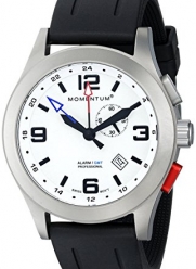 Momentum Men's 1M-SP58L1B Vortech GMT Analog Display Swiss Quartz Black Watch