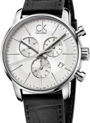 Calvin Klein K2G271C6 43mm Stainless Steel Case Crocodile Mineral Men's Watch