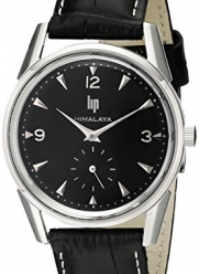 Lip Unisex 1873082 Himalaya Analog Display Swiss Quartz Black Watch