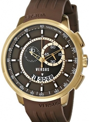 Versus by Versace Men's SGV120014 Manhattan Analog Display Quartz Brown Watch