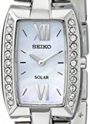 Seiko Women's SUP083 Crystal-Accented Stainless Steel Watch