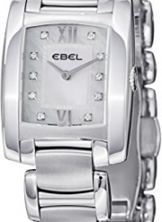 Ebel Brasilia Womens Mother-of-Pearl Diamond Dial Stainless Steel Watch 9976M22/98500 / 1215605
