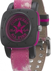 Converse 1908 Premium Watch - VR029 (REGULAR BLACK CASE/PINK WASHED STRAP)
